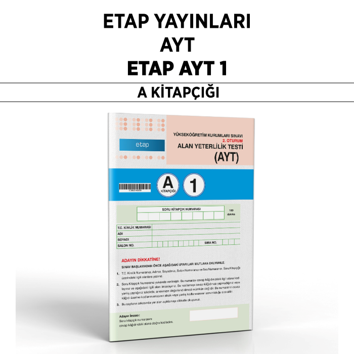 ETAP YAYIN YKS AYT SNV 1-A - 25-26